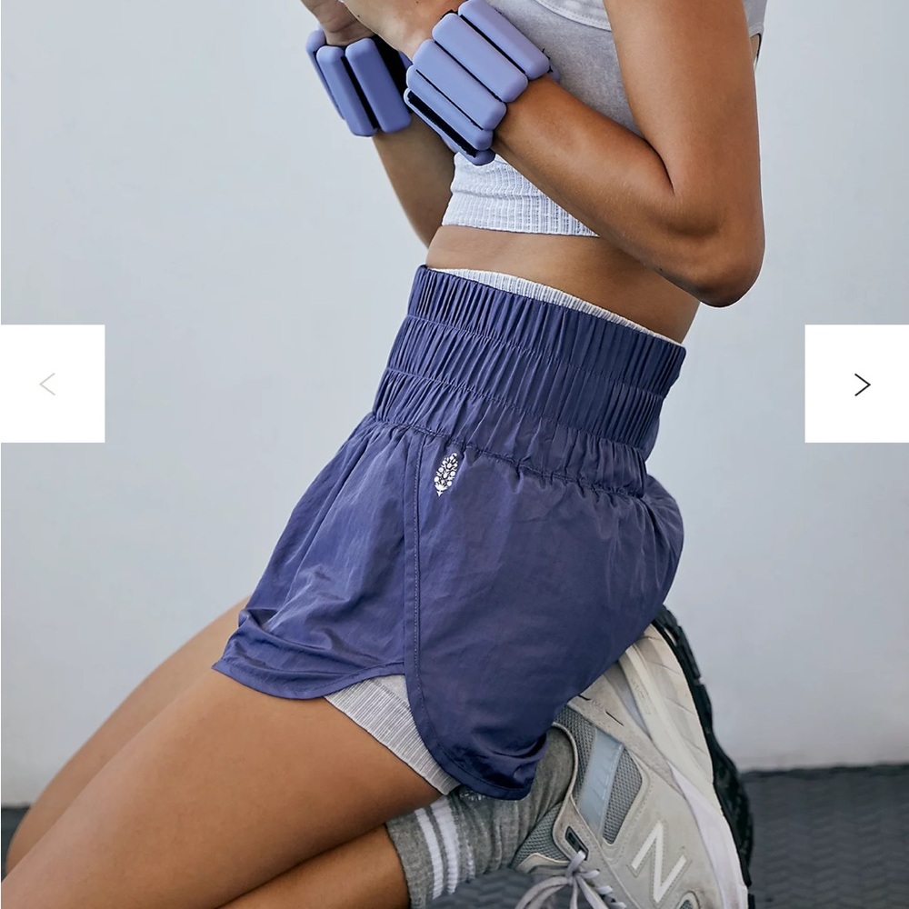 Free People Purple Workout Shorts